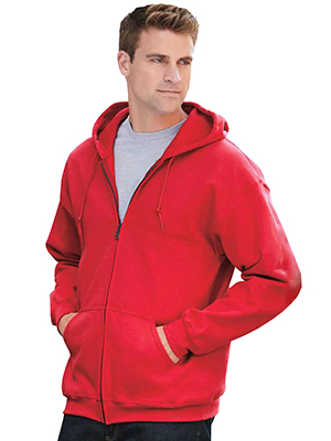 GILDAN SUDADERA CON CAPUCHA Y CIERRE 50/50 ADULTO 18600