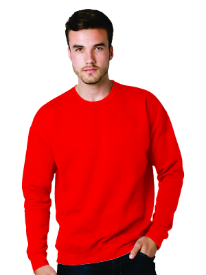 M&O SUDADERA UNISEX FELPA CUELLO REDONDO 3340