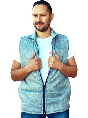 CHALECO ECONOMICO CON FORRO TAFETA UNISEX 9116